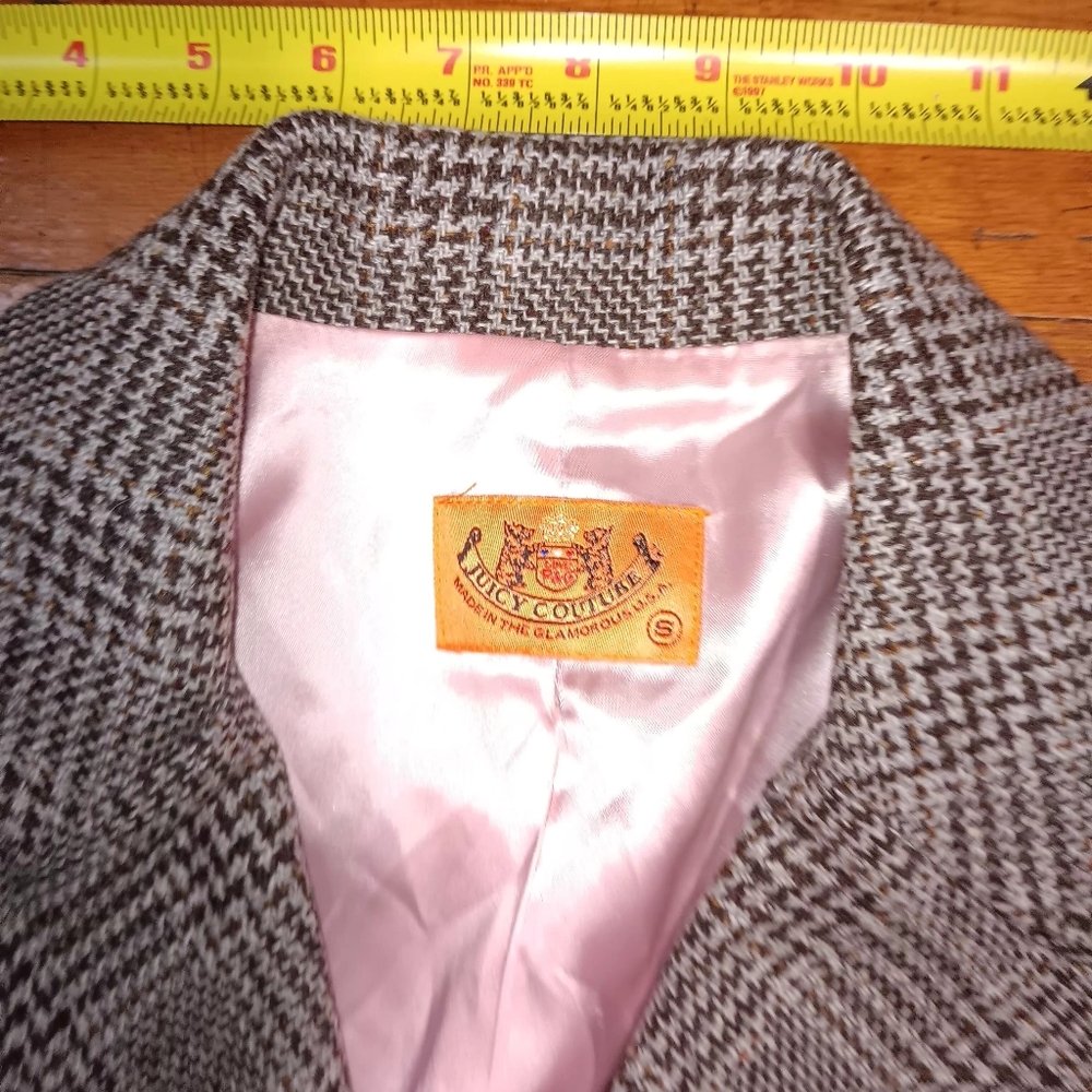 Juicy Couture Vintage Plaid Blazer and Skirt Set - Picture 4 of 9